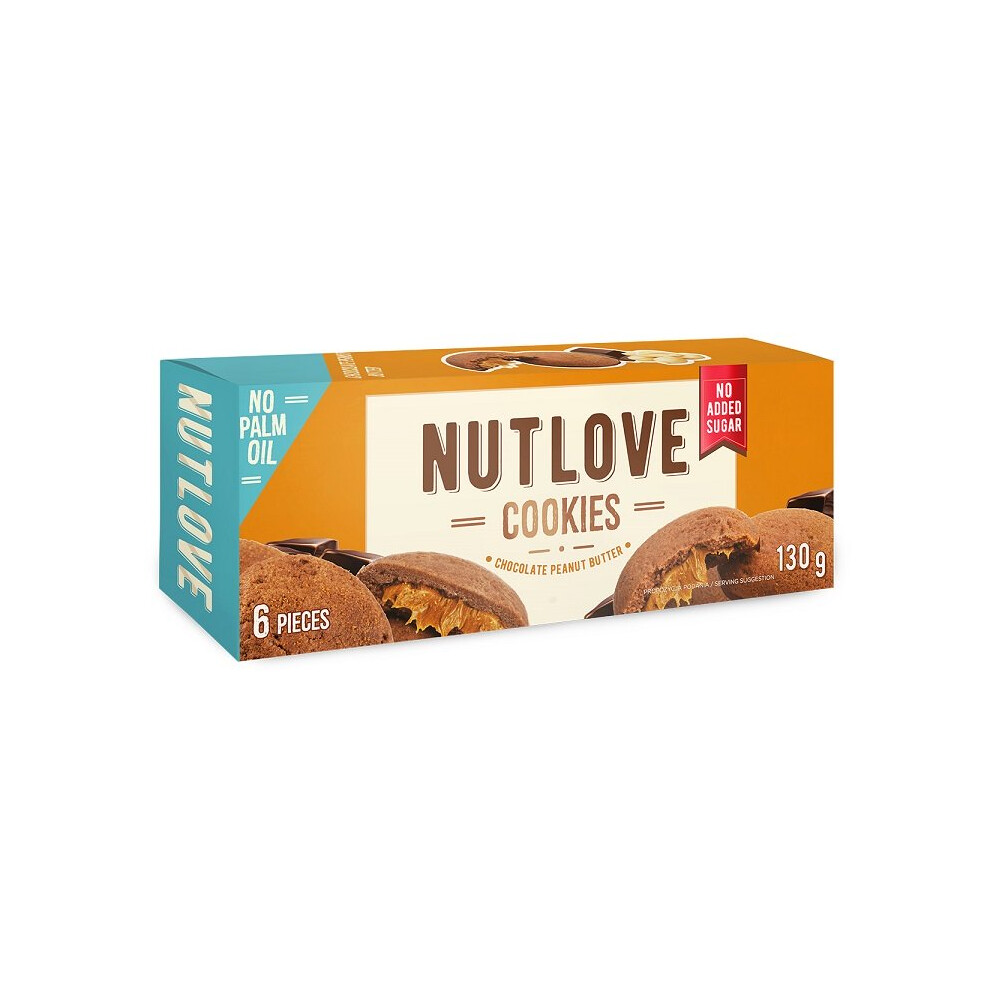 Allnutrition Nutlove Cookies, Chocolate Peanut Butter - 6 Cookies