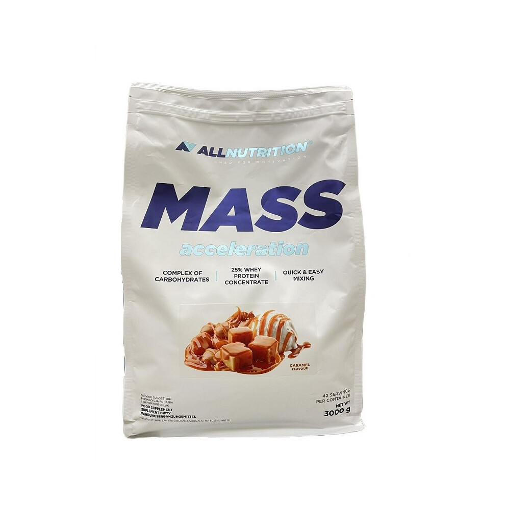 Allnutrition Mass Acceleration, Caramel - 3000G