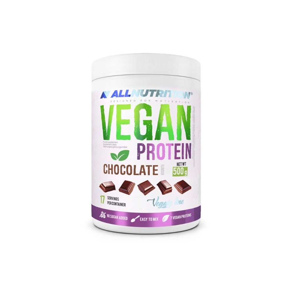 Allnutrition Vegan Protein, Chocolate - 500G