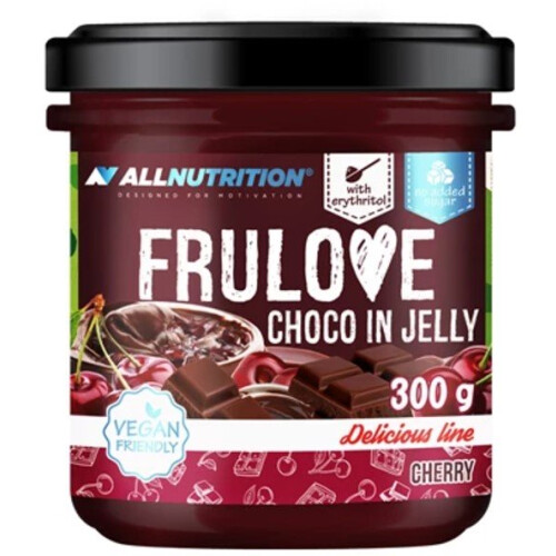 Frulove Choco In Jelly, Cherry - 300g