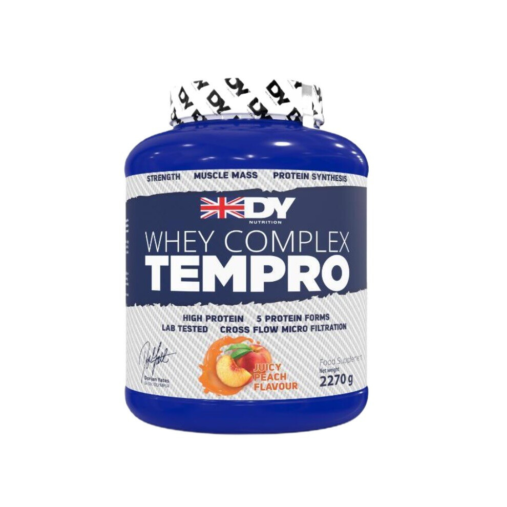 Dorian Yates Whey Complex Tempro, Juicy Peach Flavour - 2270G