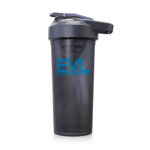 EVLution Nutrition, Shaker EVL Sport, Noir, 27 oz