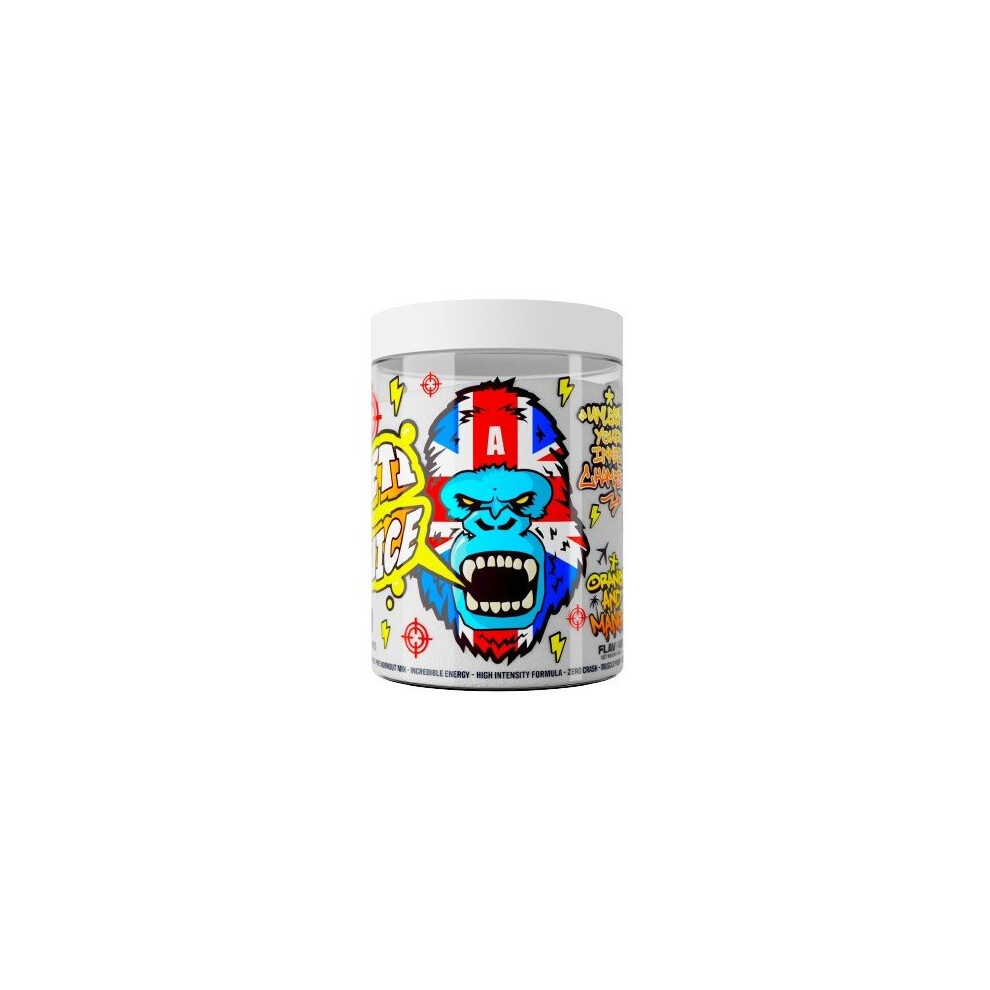 Gorillalpha Orange Yeti Juice, & Mango - 480G