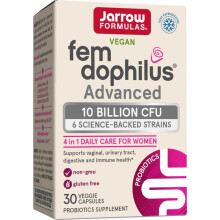 Jarrow Formulas, Fem Dophilus Avancé Végétalien, 10 Milliards d'UFC, 30 Gélules Végétales