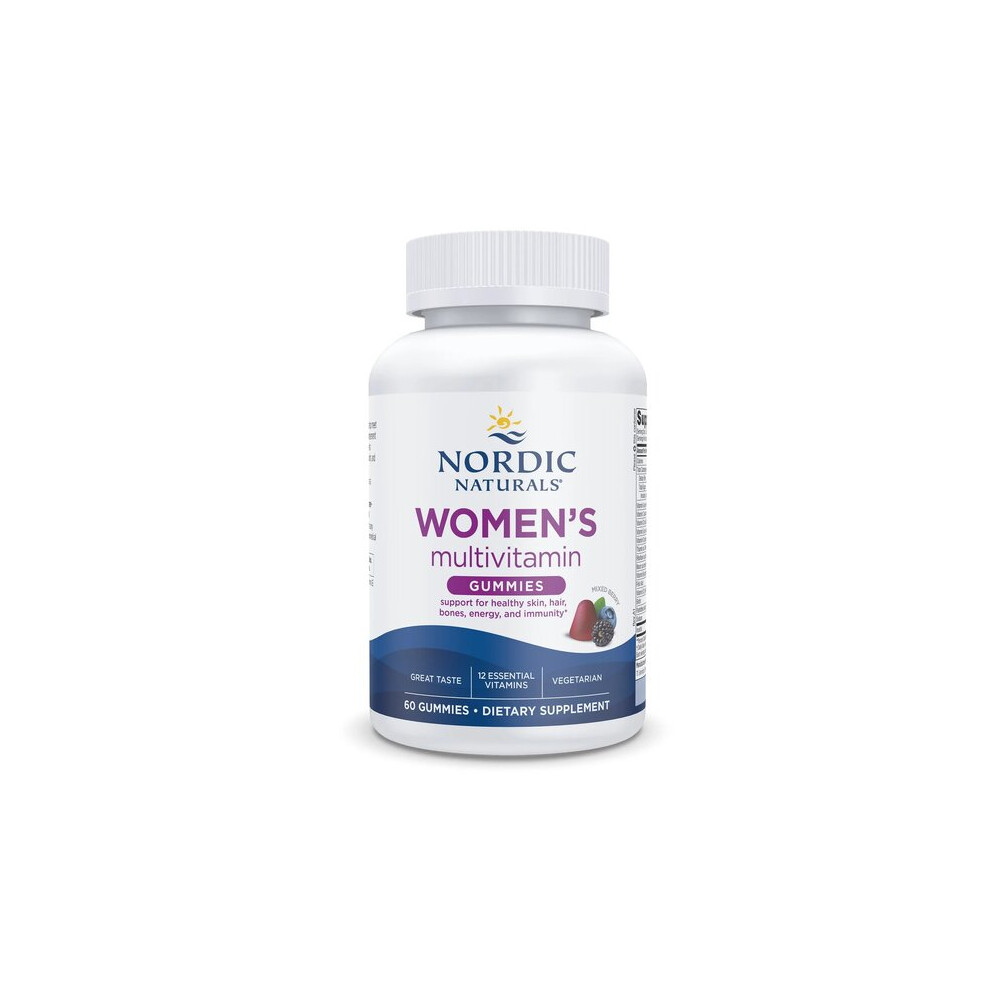 Nordic Naturals Women's Multivitamin Gummies, Mixed Berry - 60 Gummies