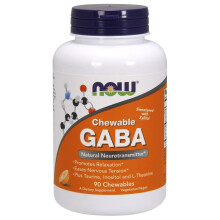 GABA Chewable with Taurine, Inositol and L-Theanine - 90 chewables