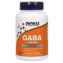 GABA with Vitamin B6, 500mg - 100 vcaps