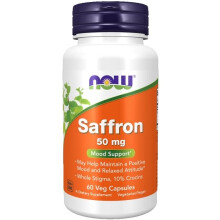 NOW Foods, Safran, 50 mg, 60 Vegetarische Kapseln