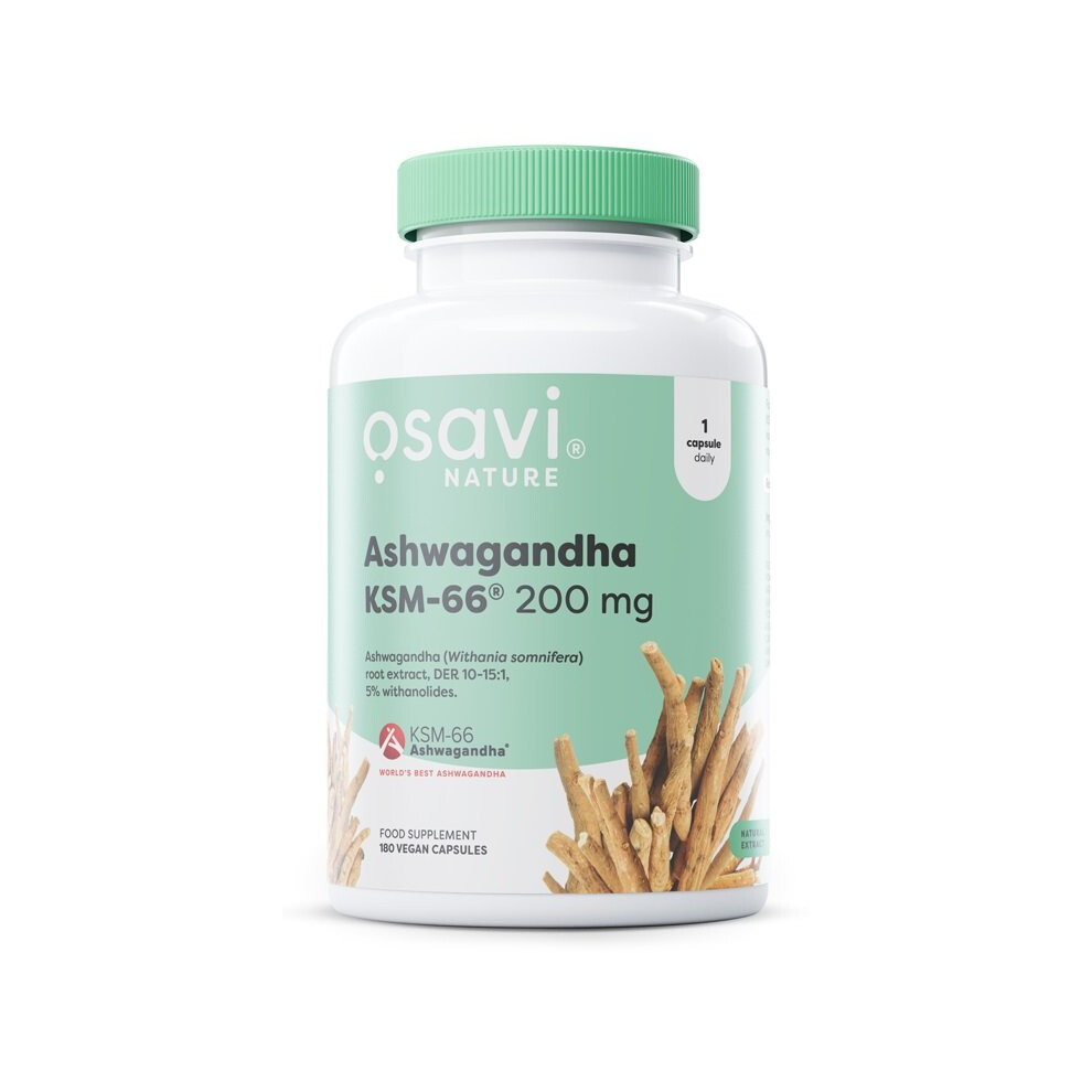 Osavi Ashwagandha Ksm-66, 200Mg - 180 Vegan Caps