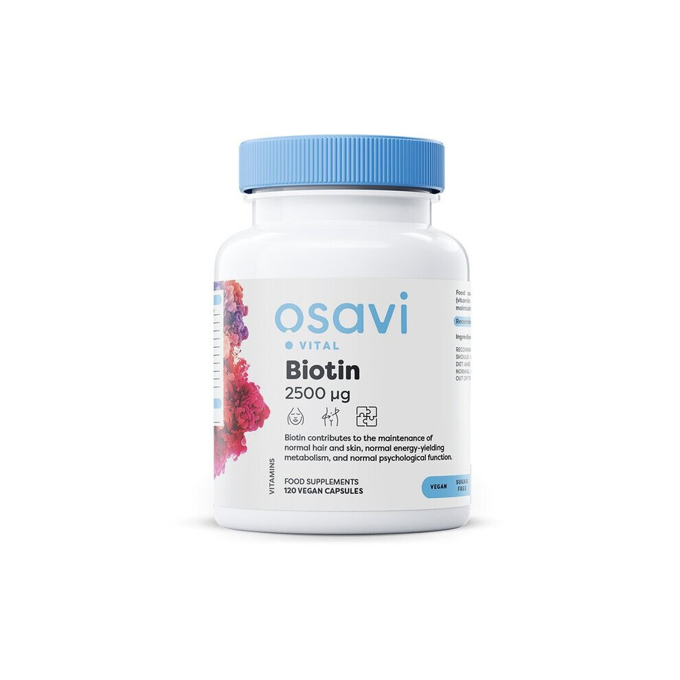 Osavi Biotin, 2500Mcg - 120 Vegan Caps