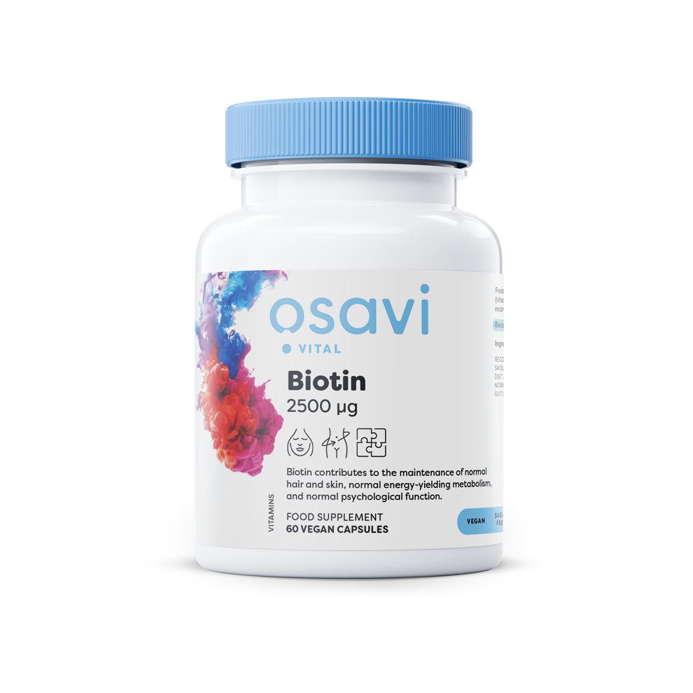 Osavi Biotin, 2500Mcg - 60 Vegan Caps