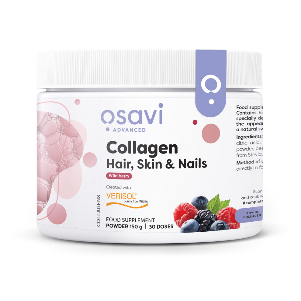 Osavi Collagen Peptides (Hair, Skin & Nails), Wild Berry - 150G