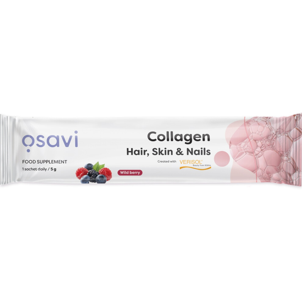 Osavi Collagen Peptides (Hair, Skin & Nails), Wild Berry - 5G (1 Serving)
