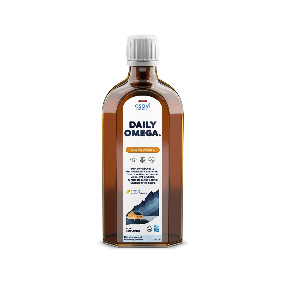 Osavi Daily Omega, 1600Mg Omega 3 (Natural Lemon) - 250 Ml. - Image 6