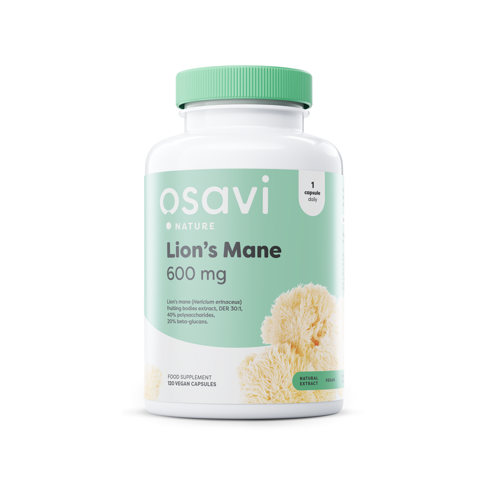 Osavi Lion's Mane, 600Mg - 120 Vegan Caps