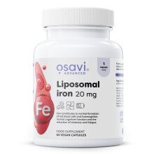 Liposomal Iron, 20mg - 60 vegan caps