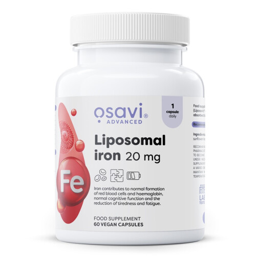 Liposomal Iron, 20mg - 60 vegan caps
