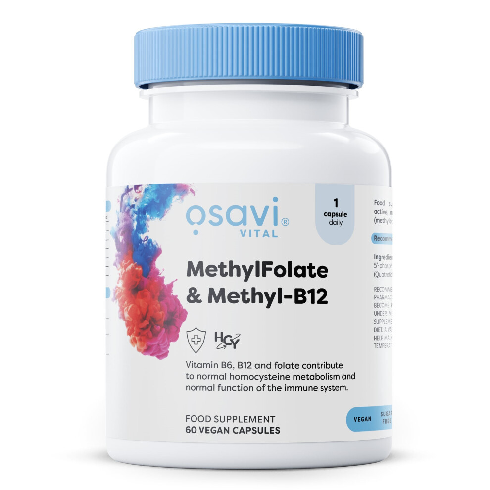 Osavi Methylfolate & Methyl-B12 - 60 Vegan Caps