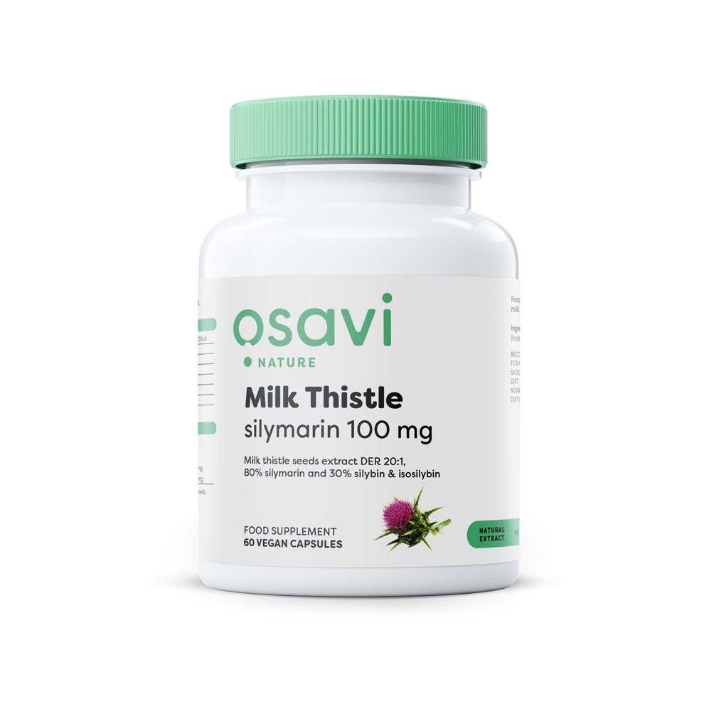 Osavi Milk Thistle, Silymarin 100Mg - 60 Vegan Caps