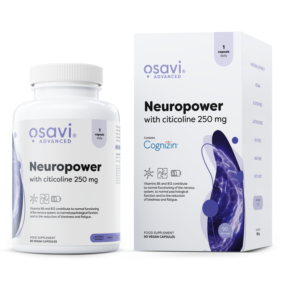Osavi Neuropower With Citicoline, 250Mg - 90 Vegan Caps