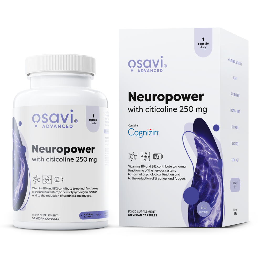 Osavi Neuropower With Citicoline, 250Mg - 60 Vegan Caps
