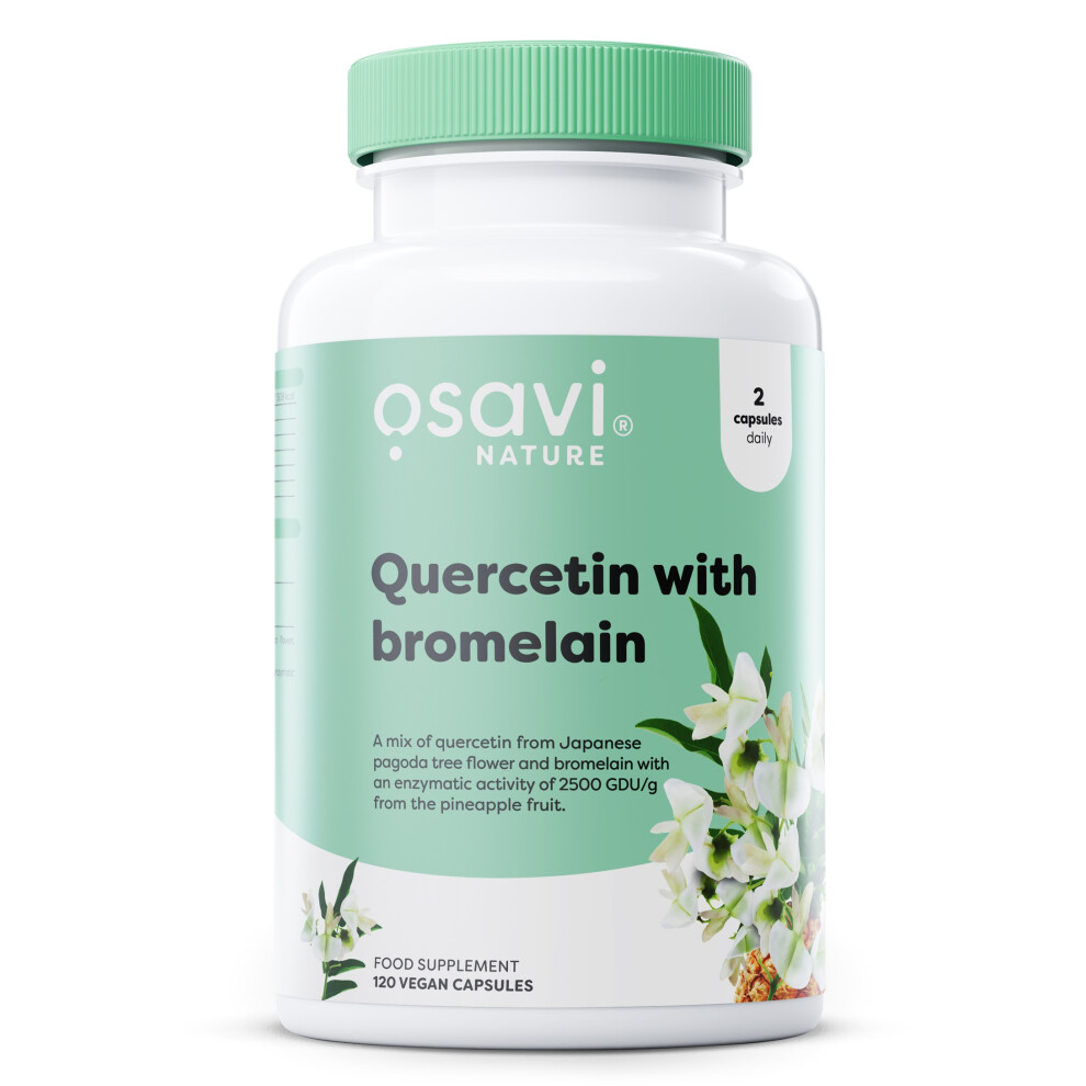 Osavi Quercetin With Bromelain - 120 Vegan Caps