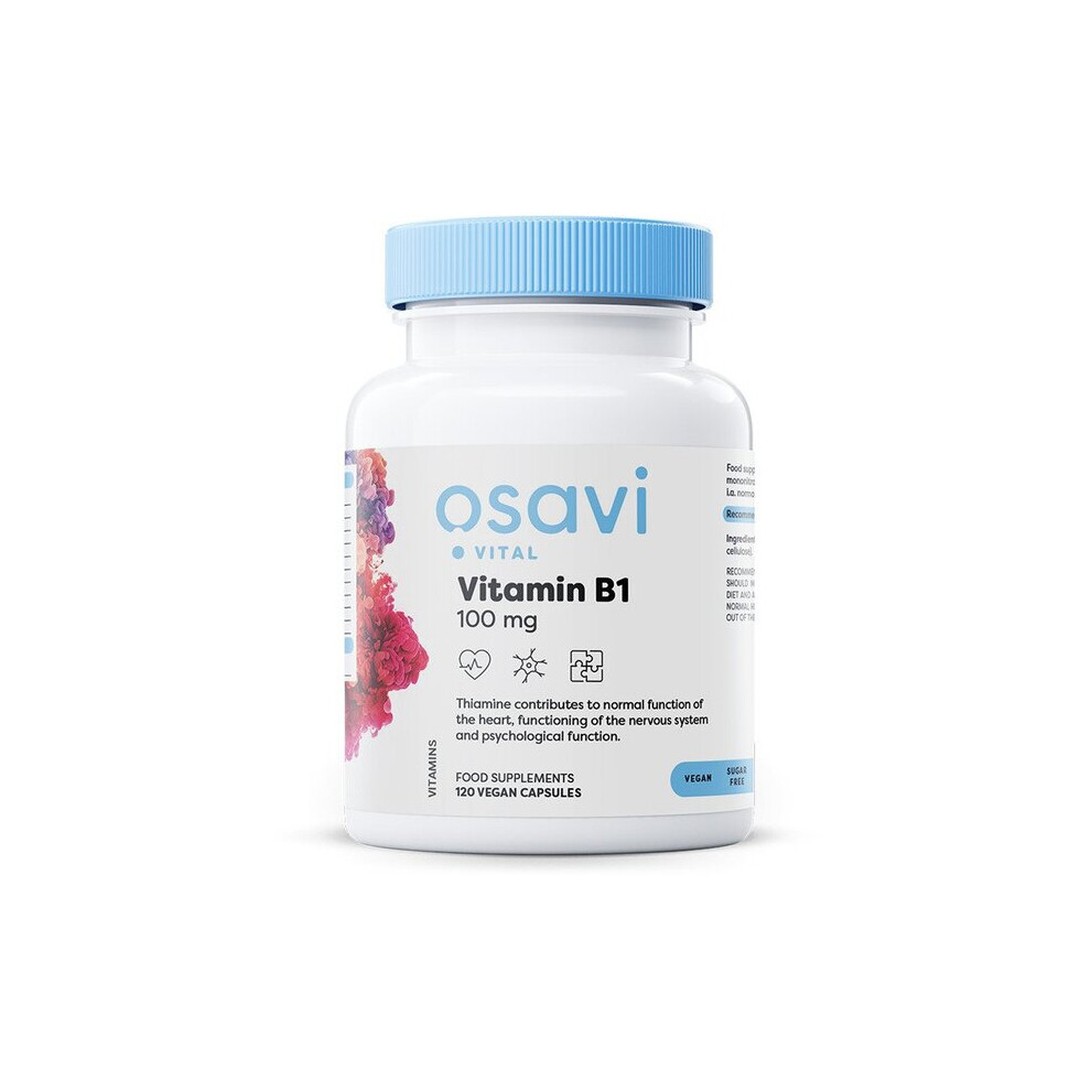 Osavi Vitamin B1, 100Mg - 120 Vegan Caps