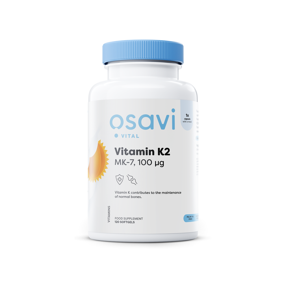 Osavi Vitamin K2 Mk-7, 100Mcg - 120 Softgels