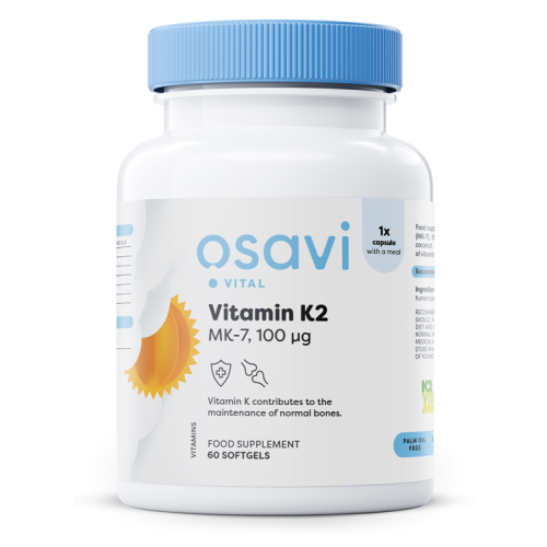 Vitamin K2 MK-7, 100mcg - 60 softgels