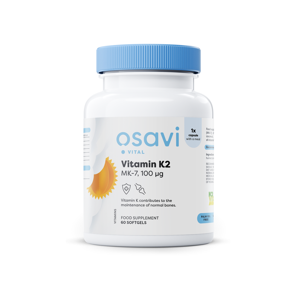 Osavi Vitamin K2 Mk-7, 100Mcg - 60 Softgels