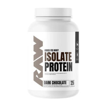 Raw Nutrition, Protéine d'Isolat de Lactosérum d'Herbage, Chocolat Noir, 1,97 lb (892,5 g)