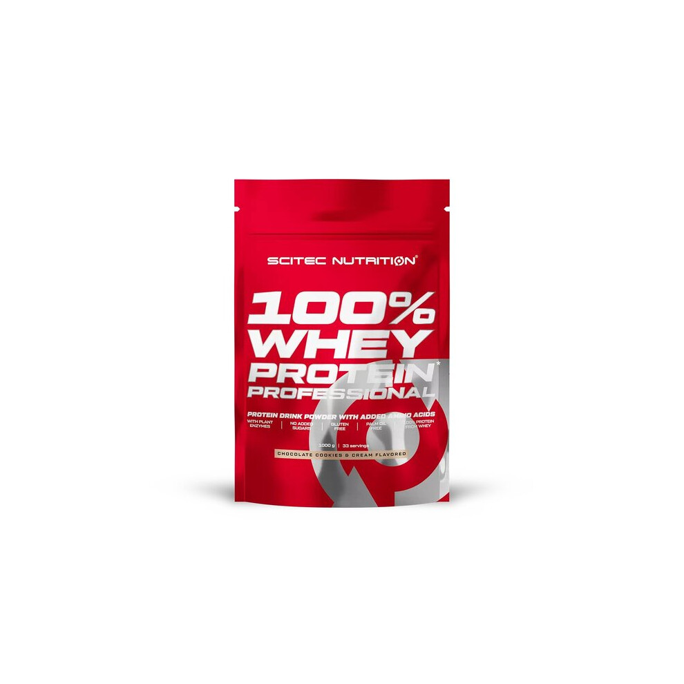 Scitec Cream 100% Whey Protein Professional, Chocolate Cookies & - 1000G