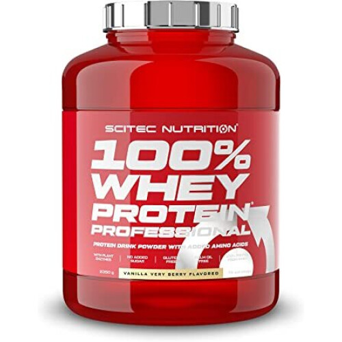 100% Whey Protein Professional, Vanilla Very Berry - 2350g