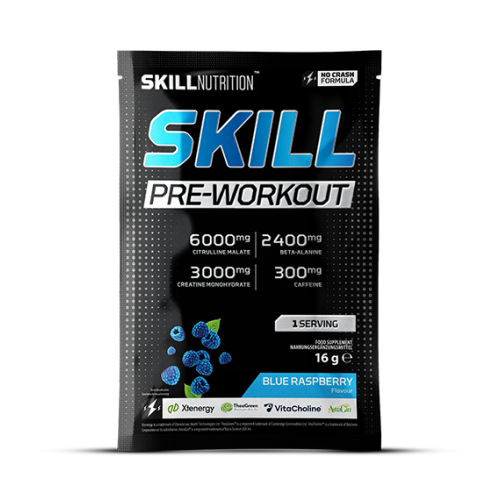 Skill Pre-Workout, Blue Raspberry - 16g (1 serving)