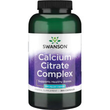 Swanson, Kalziumcitrat Komplex, 250 mg, 300 Kapseln