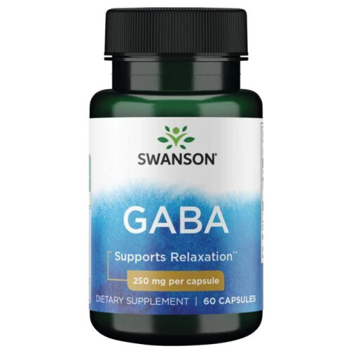 Swanson, Gaba, 250 mg, 60 Kapseln