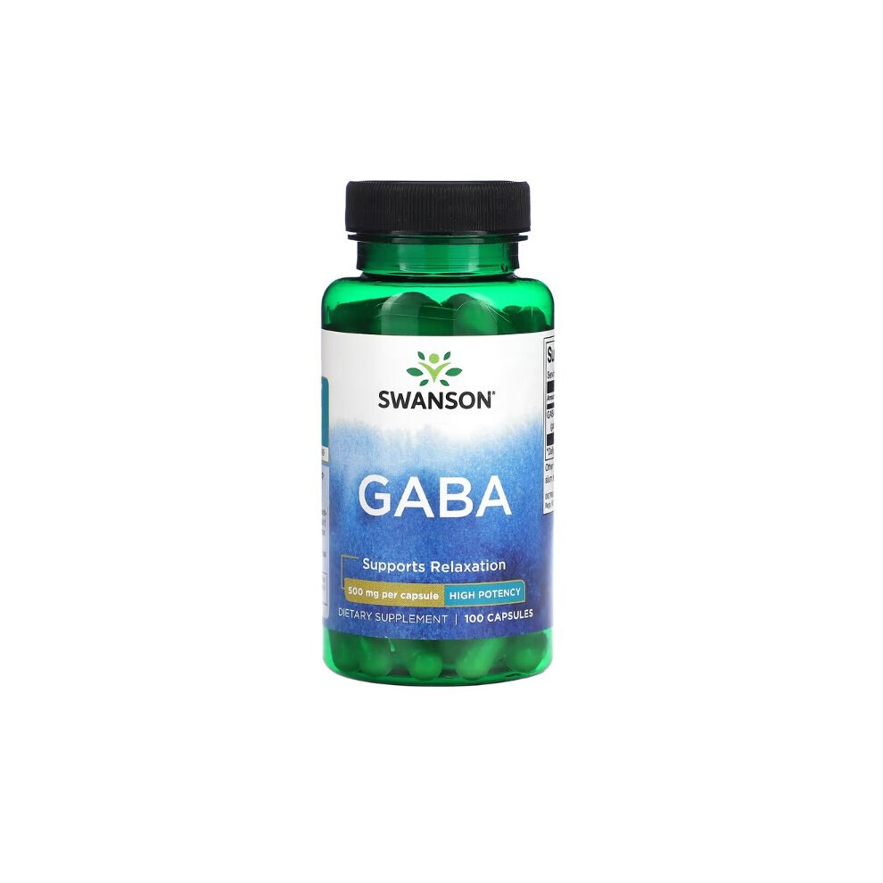 Swanson Gaba, 500Mg - 100 Caps
