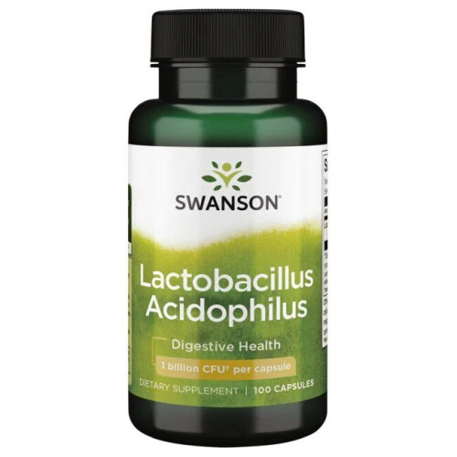 Swanson, Lactobacillus Acidophilus, 1 Milliarde KBE, 100 Kapseln