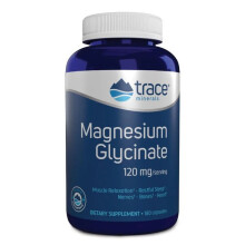 Trace Minerals Æ, Magnesiumglycinat, 120 mg, 180 Kapseln
