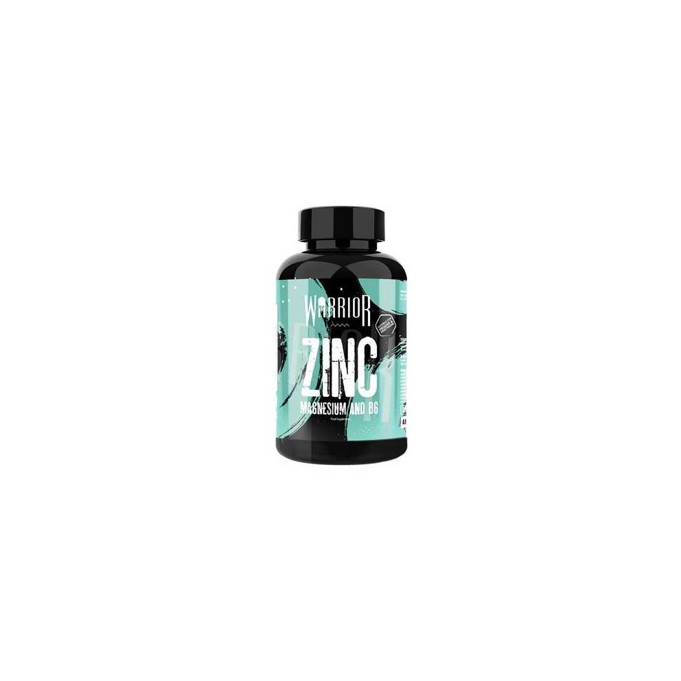 Warrior Zinc Magnesium & B6 - 60 Tablets