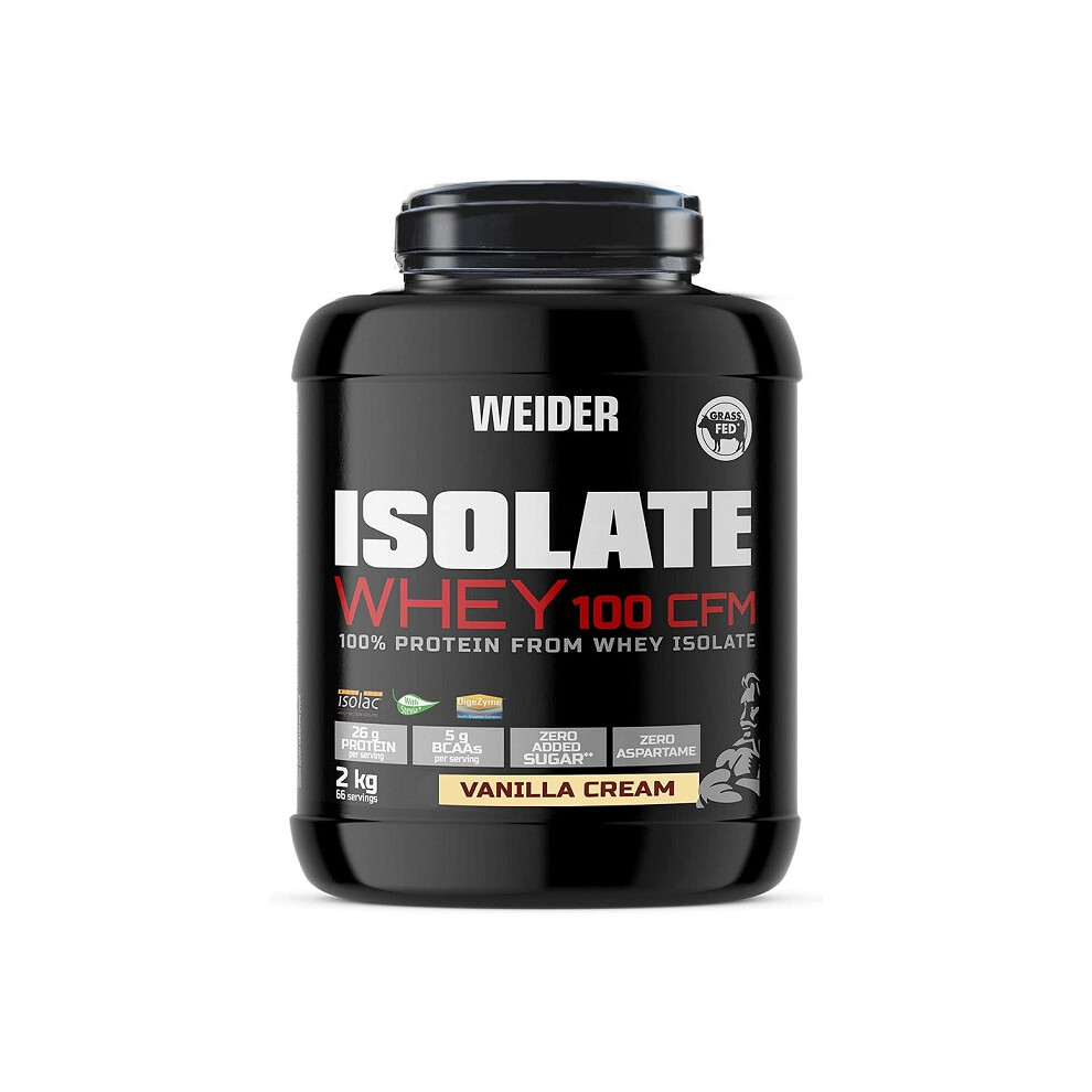 Weider Cream Isolate Whey 100 Cfm, Vanilla - 2000G