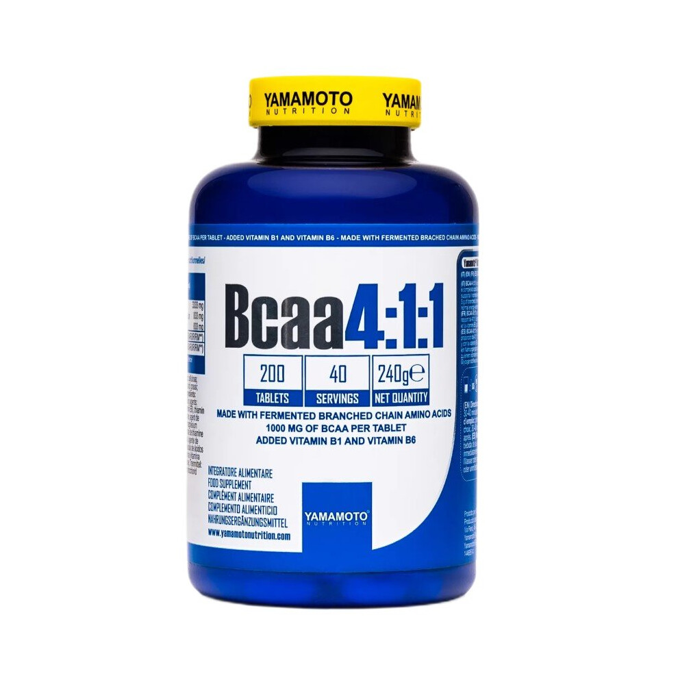 Yamamoto Nutrition Bcaa 4:1:1 - 200 Tablets Size 4