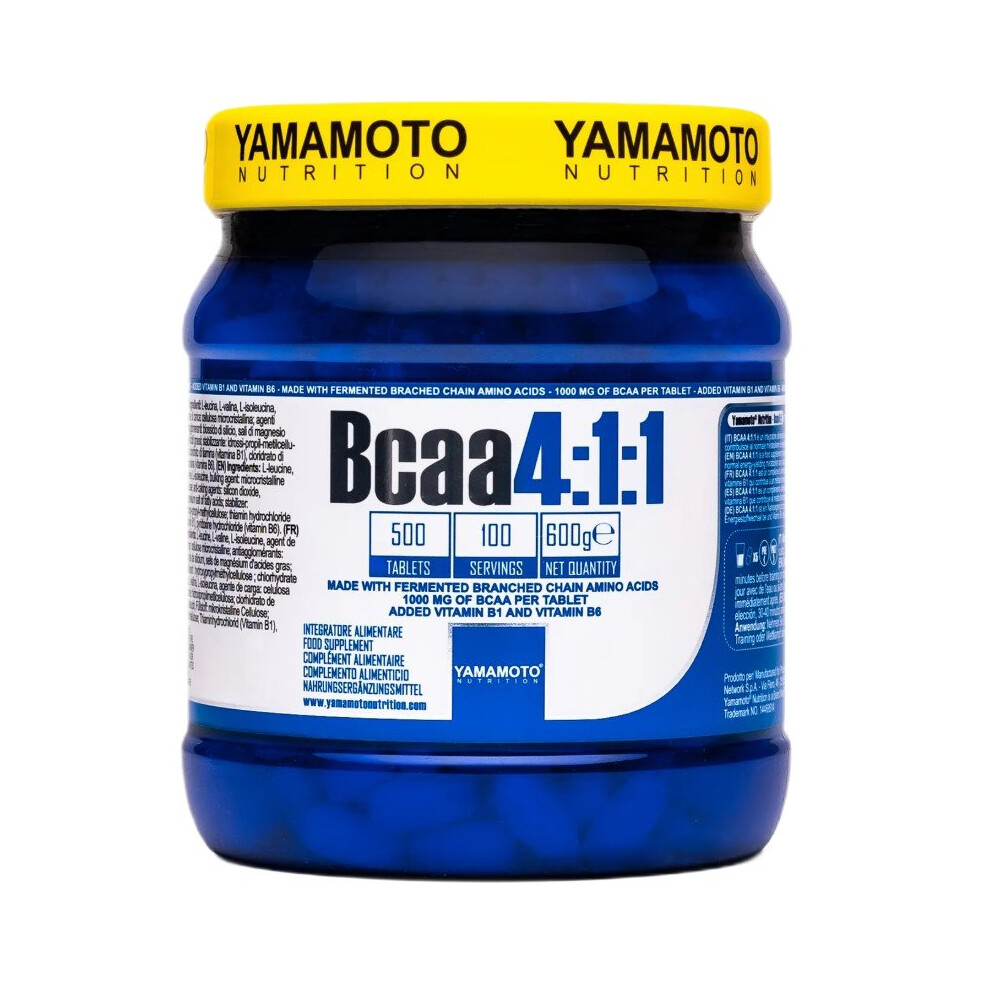 Yamamoto Nutrition Bcaa 4:1:1 - 500 Tablets Size 4