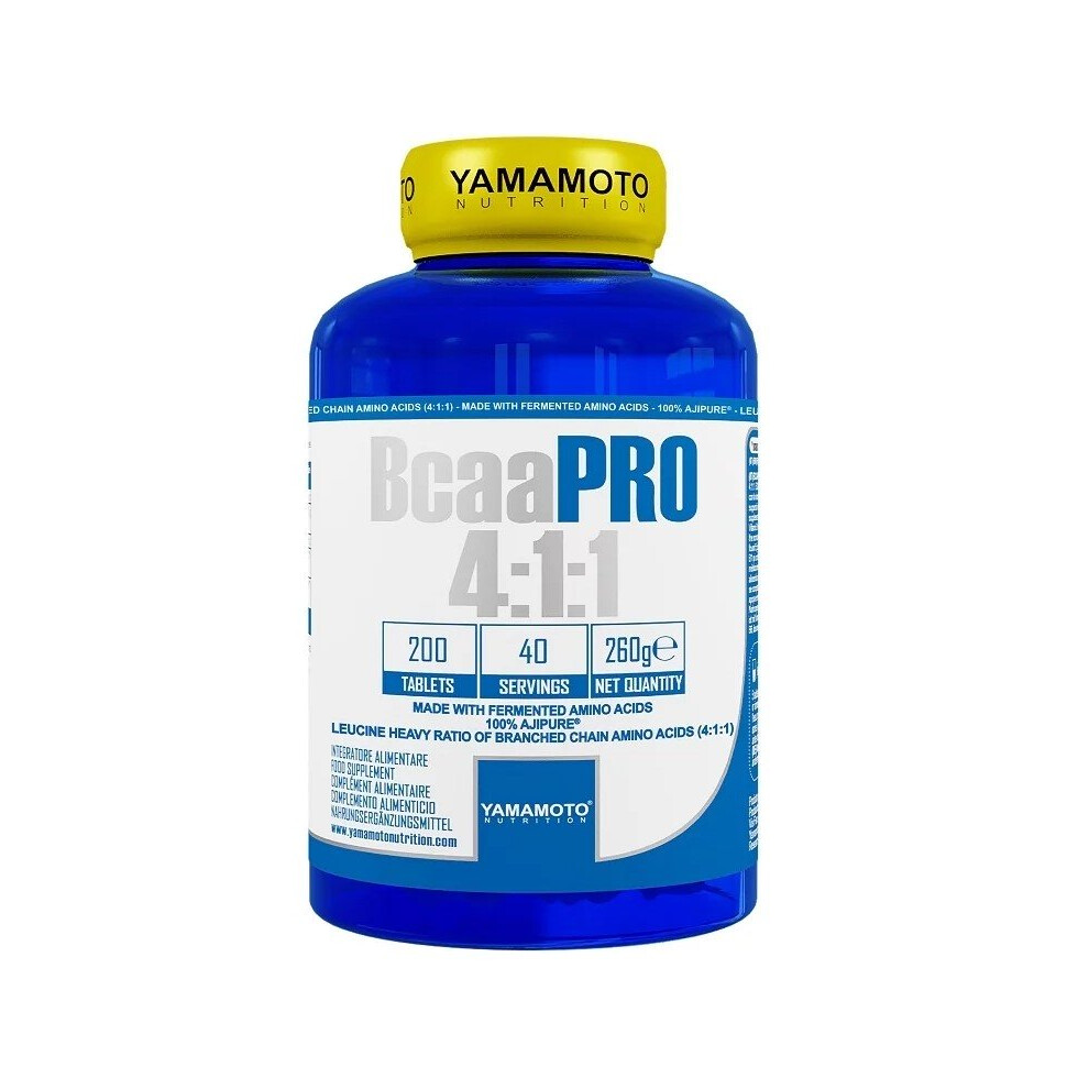 Yamamoto Nutrition Bcaa Pro 4:1:1 - 200 Tablets Size 4
