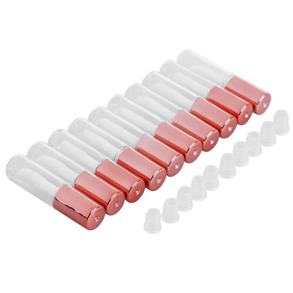 (rose gold) Empty Lip Gloss Tubes Lip Balm Tube Lipstick Cosmetic Container