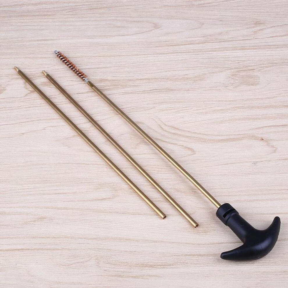 (gold) Tactical Barrel Cleaning Kit 177&.22 4.5/5.5mm Rifle Pistol Airgun Brush Cleaner
