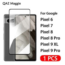 (as the picture, Google Pixel 8 Pro) 1PCS Full Cover Tempered Glass For Google Pixel 9 8A 8 7 6 6A Pro XL Glass Screen Protector Film