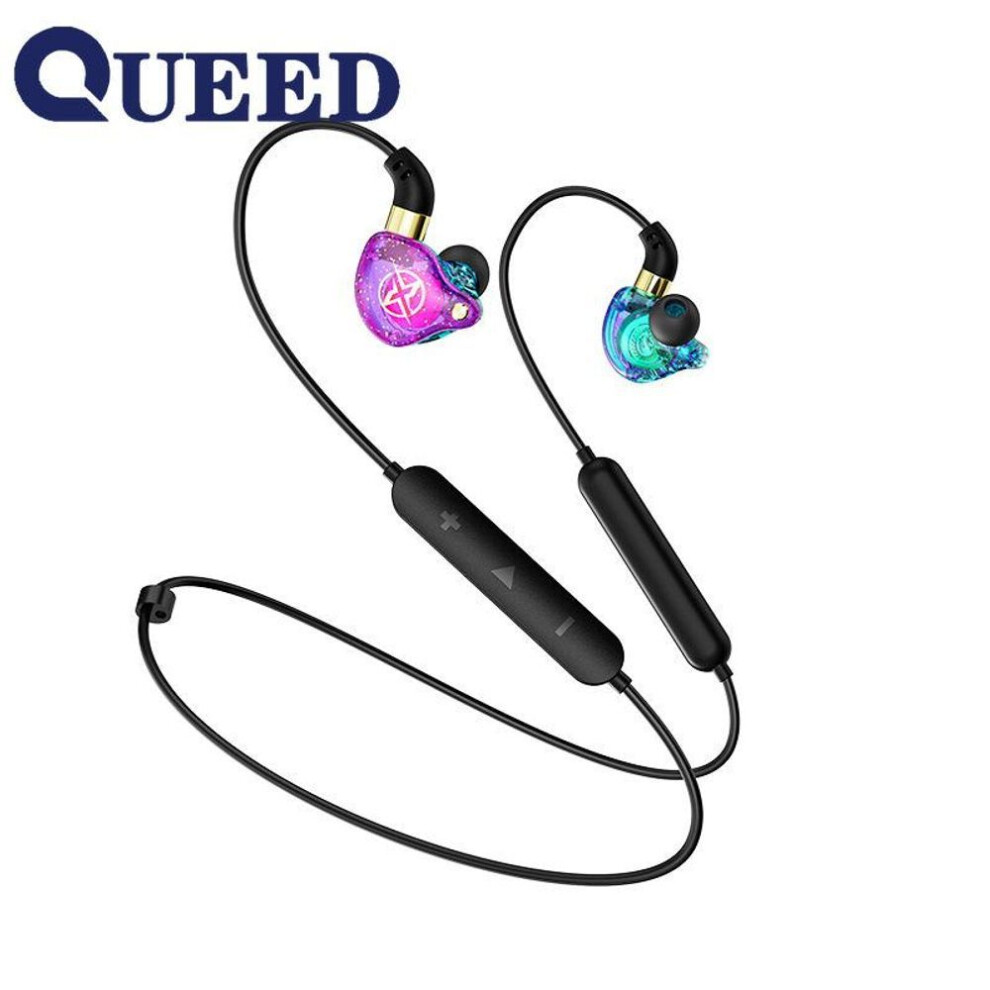 (multicolor) Bx-02 Neck Hanging Sports Running Heavy Bass Stereo Bluetooth Headset