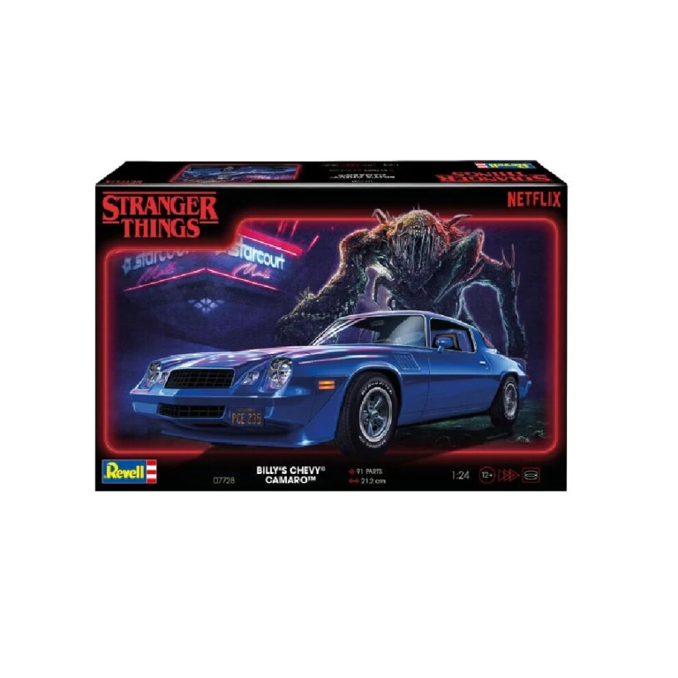 Revell Model Set Chevy Camaro Z/28: Stranger Things Model Car