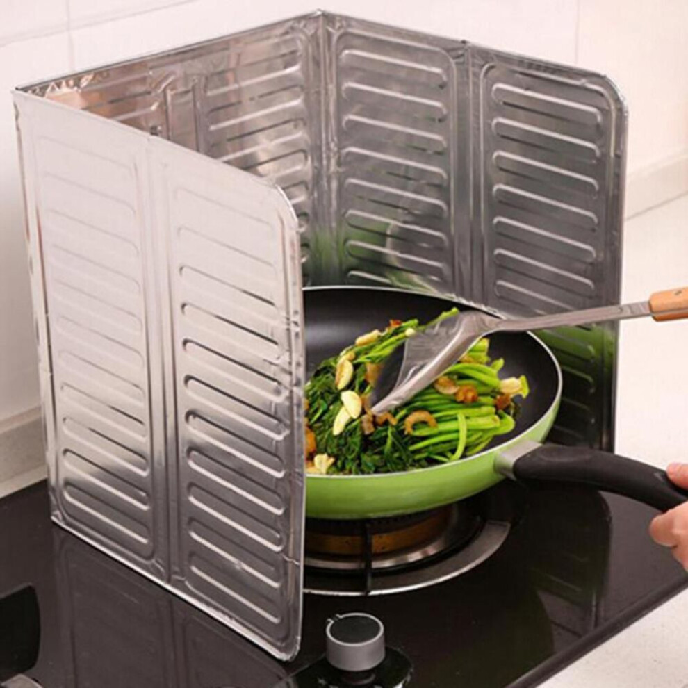 Kitchen Oil Splash Guard Gas Stove Cooker Oil Removal Scald-proof Board Protect